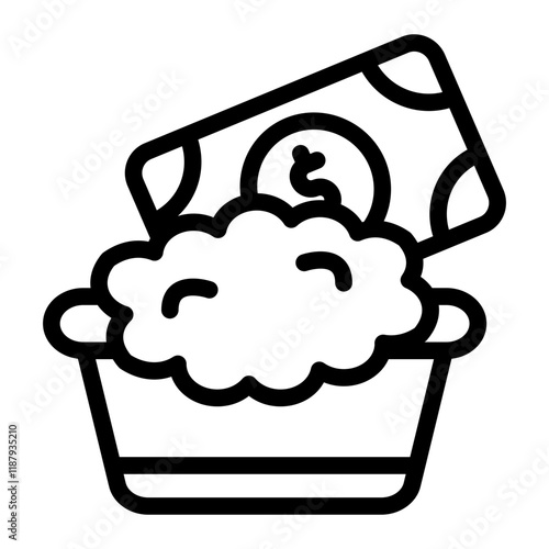Money Laundering Line Icon