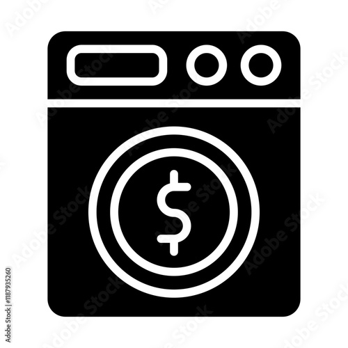 Money Laundering Solid Icon