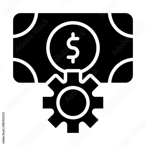 Money Management Solid Icon