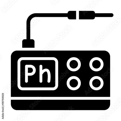 Ph Meter Solid Icon