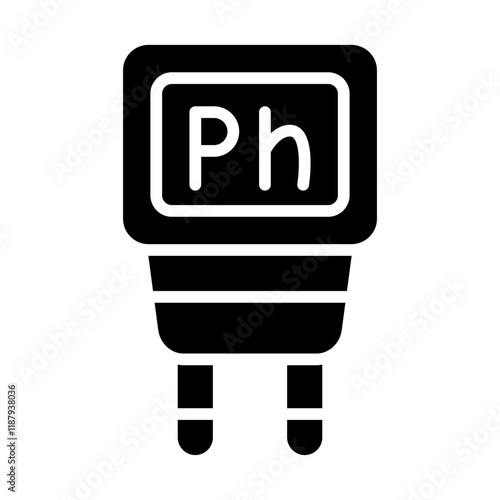 Ph Meter Solid Icon