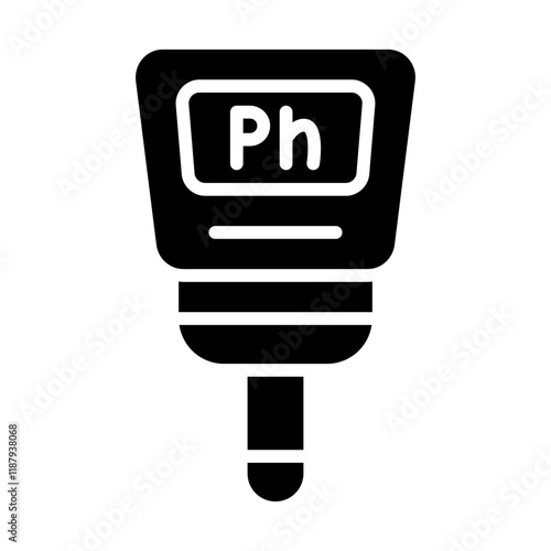 Ph Meter Solid Icon
