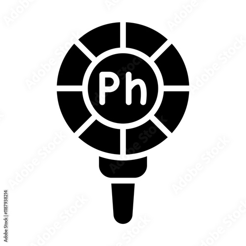 Ph Meter Solid Icon