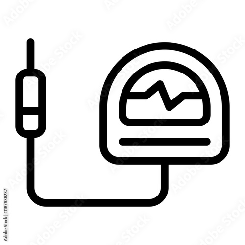 Ph Meter Line Icon