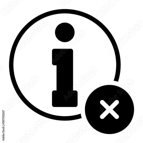 lie glyph icon