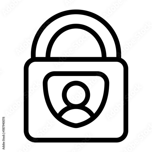 Security Line Icon