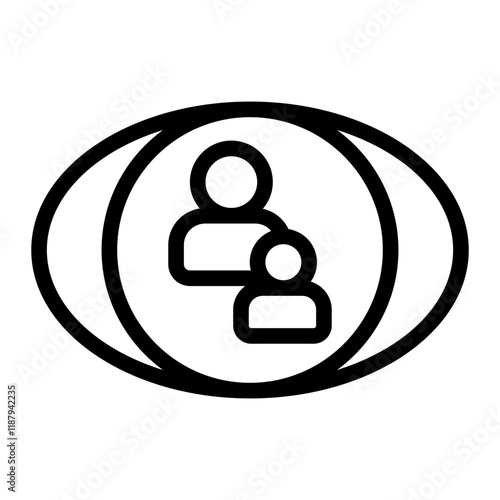 Supervision Line Icon