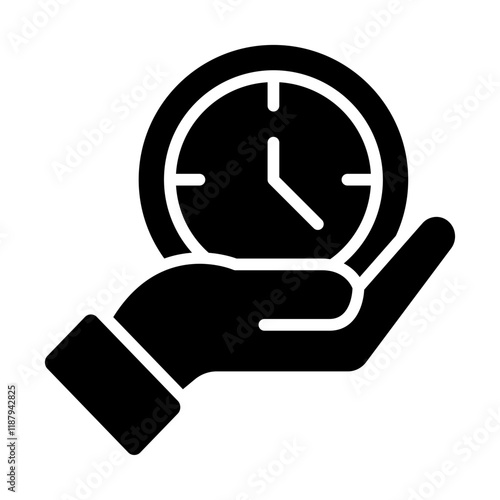 Time Management Solid Icon