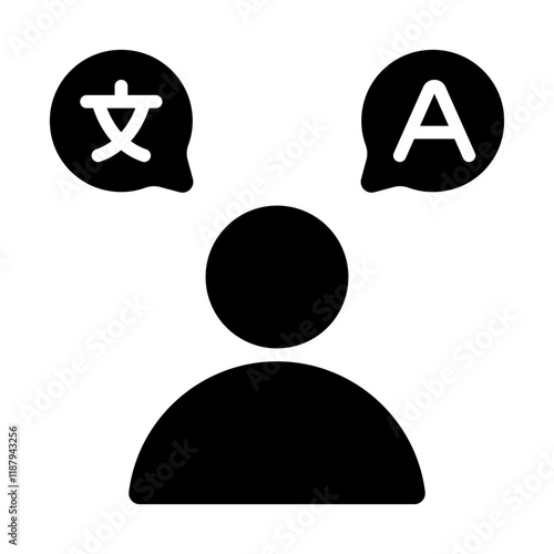 Translator Solid Icon