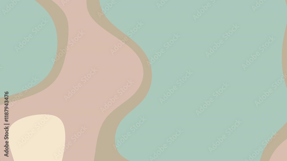 Abstract pastel shapes form a calming background design. Abstract pastel shapes form a calming background design.