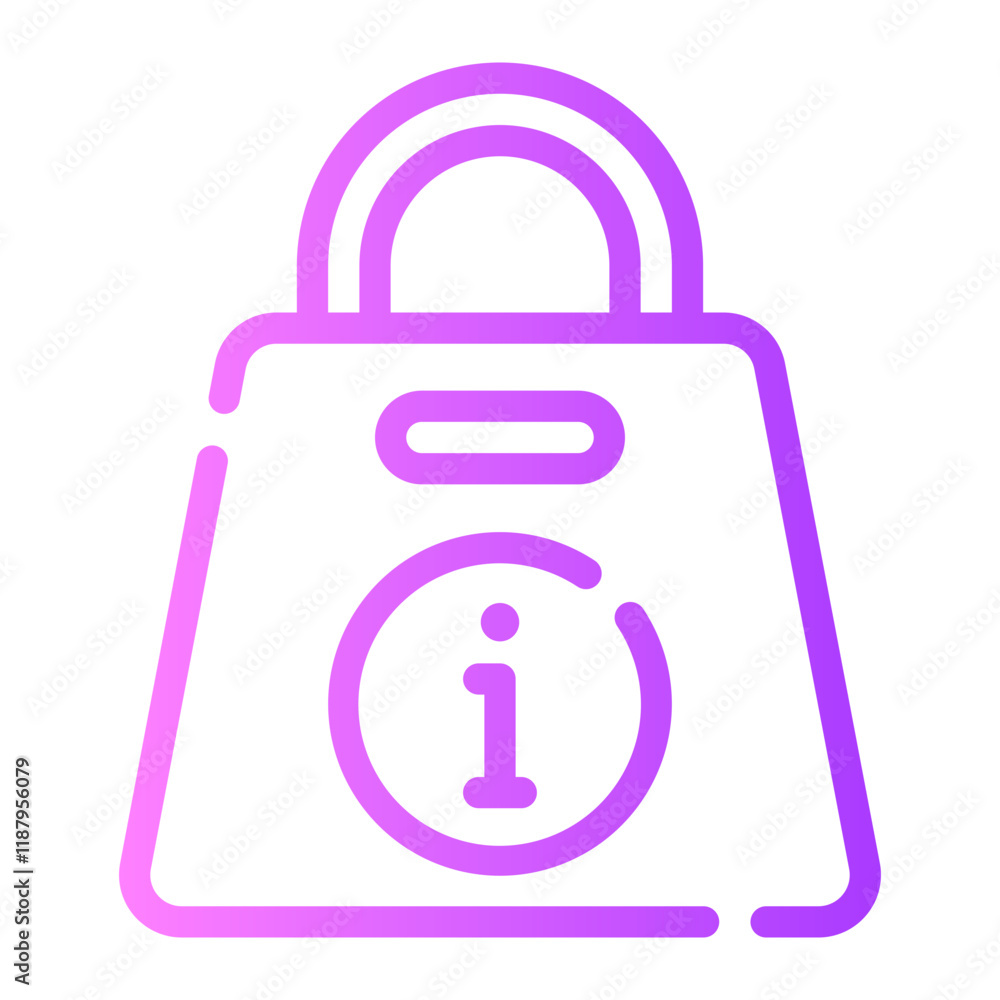 bag gradient icon bag gradient icon
