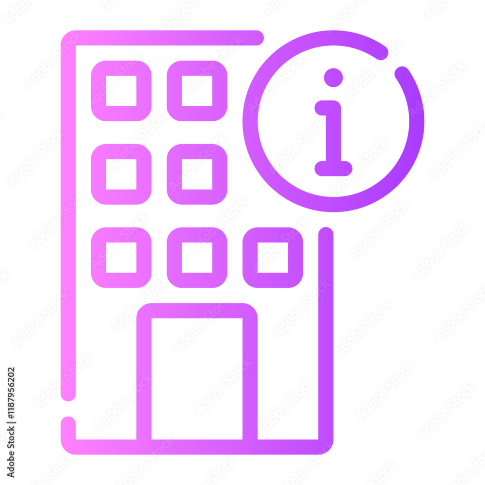building gradient icon building gradient icon