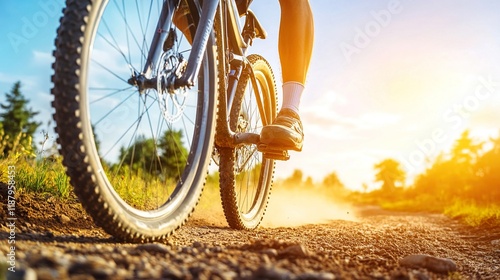 An early morning bike ride is a great way to enjoy the peace and quiet of nature