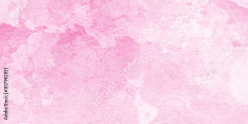 Grunge background frame Soft pink watercolor background, asymmetrical paint smudge textured background in pink aesthetic style, explosion with bright colors isolated white background.