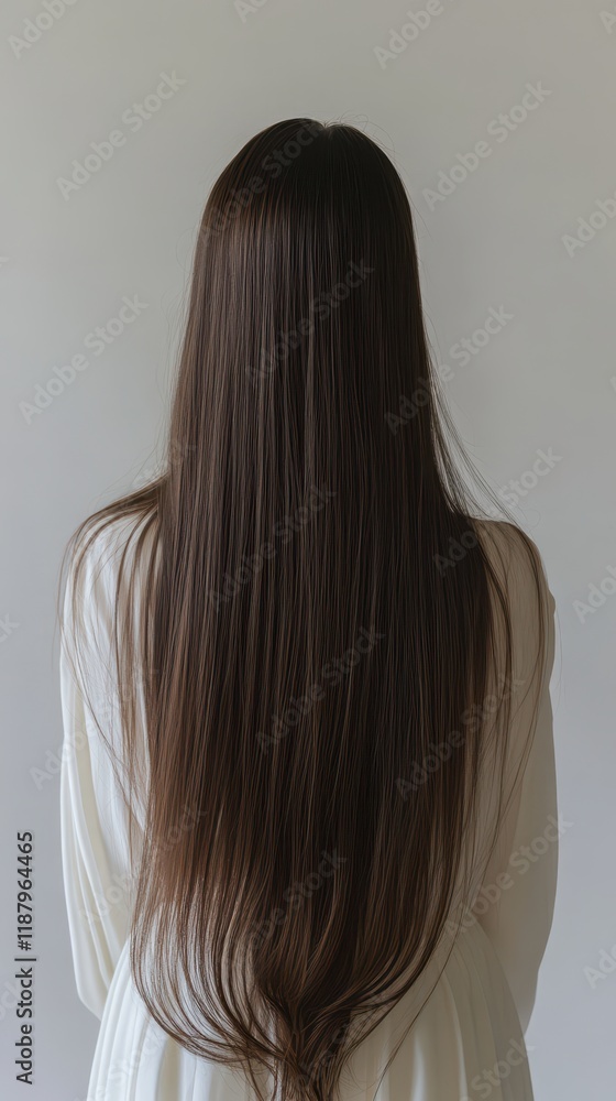 Beautiful model girl with Brown hair strand,silky healthy chestnut wavy hair strand,hair wavy ribbon, with smooth,Keratin straightening,Treatment,straight long hair,procedures,Smooth hairstyle. Beautiful model girl with Brown hair strand,silky healthy chestnut wavy hair strand,hair wavy ribbon, with smooth,Keratin straightening,Treatment,straight long hair,procedures,Smooth hairstyle.