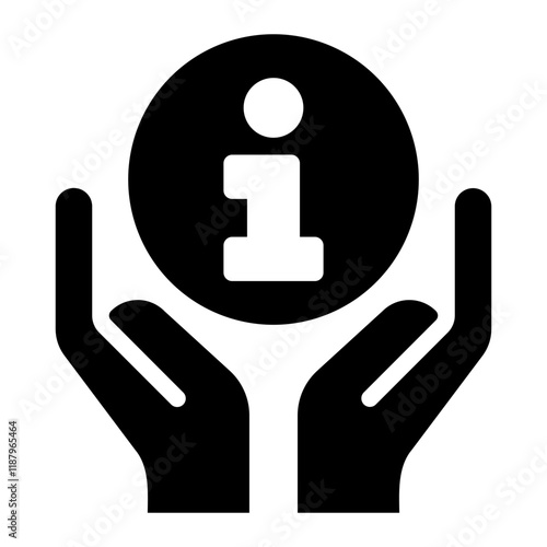 hands glyph icon