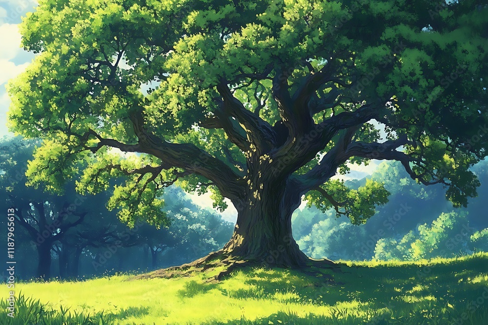 Fototapeta premium tree in the park