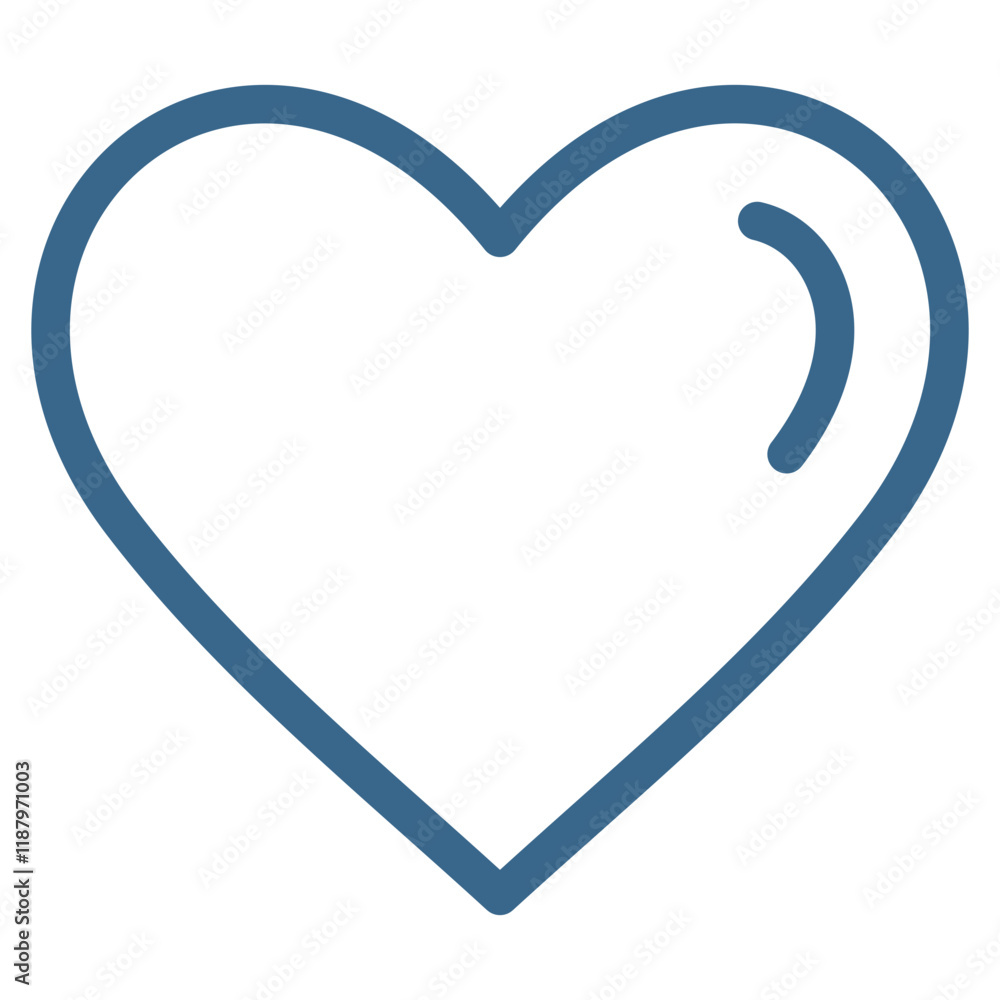 Heart Icon Element For Design
