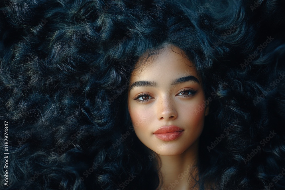 Long trim - curly hair. Pretty smiling mixed-race girl - for ads, brochure and social apps use. Commercial ad conceptual art. African american beauty styles. Black girl portrait. Long hair ar. Long trim - curly hair. Pretty smiling mixed-race girl - for ads, brochure and social apps use. Commercial ad conceptual art. African american beauty styles. Black girl portrait. Long hair ar.