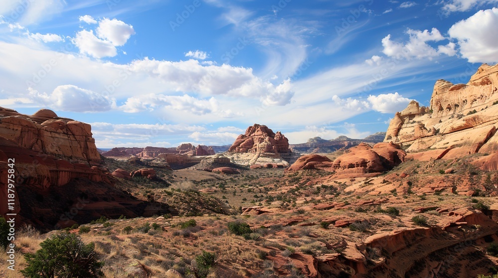 Fototapeta premium Unraveling the Enigmatic Allure of Desert Natural Background Pictures