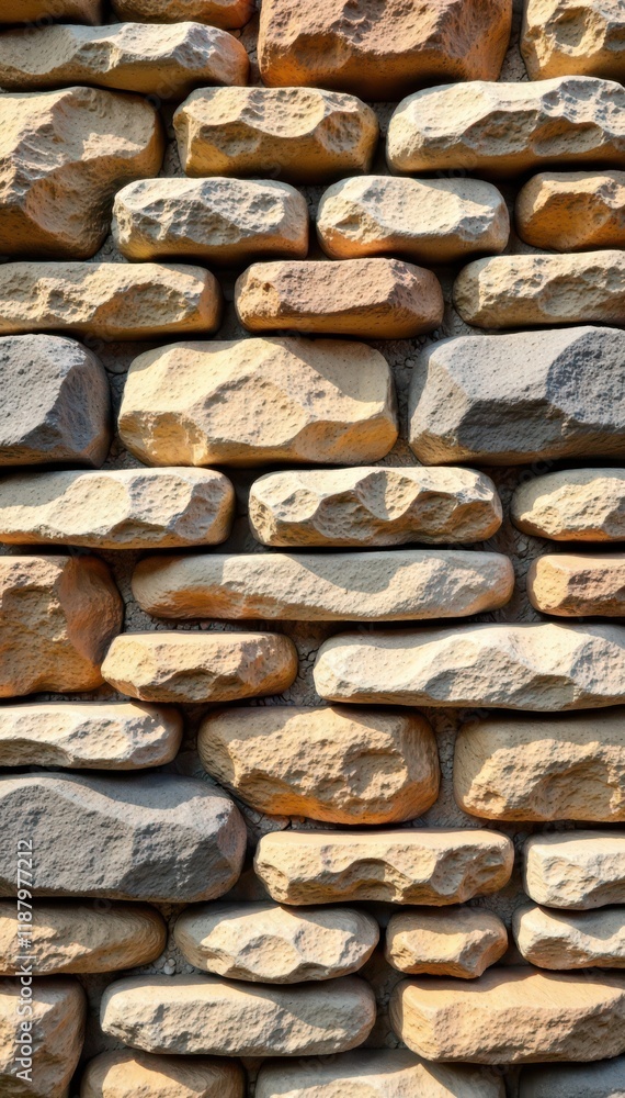 Rustic stacked stone wall, irregular shapes, earthy tones, rustic, backdrop Rustic stacked stone wall, irregular shapes, earthy tones, rustic, backdrop