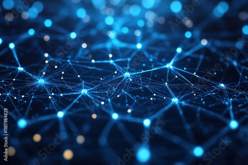 Exploring abstract blue circuit board patterns digital realm graphic design dark blue environment close-up technology visualization