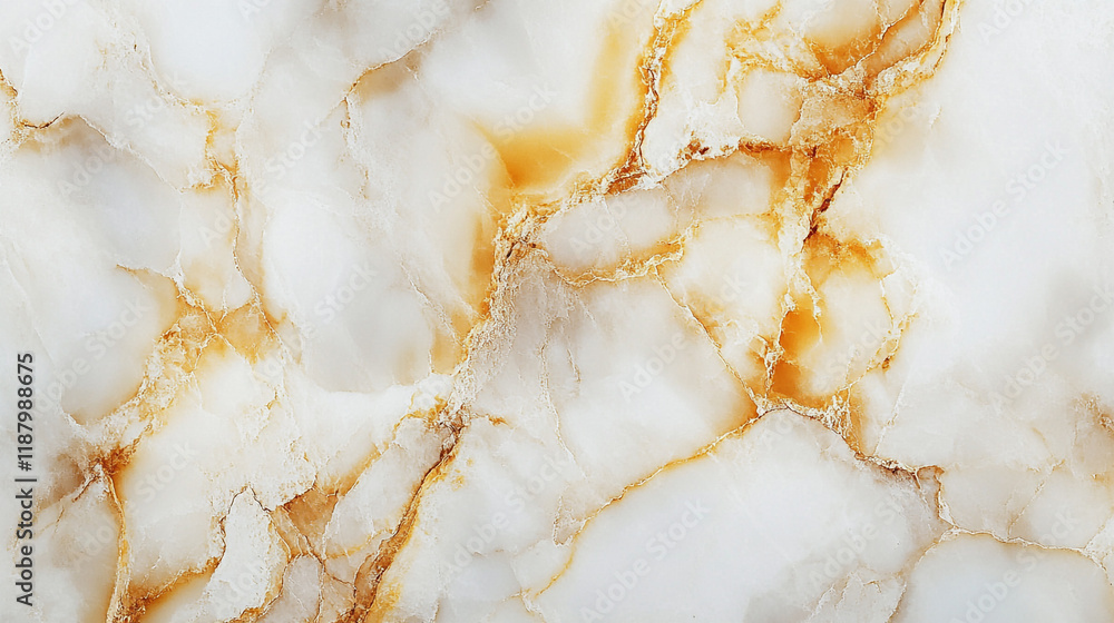 Elegant marbled surface with golden veining in a light background Elegant marbled surface with golden veining in a light background