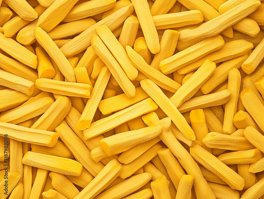 Golden Turmeric Roots Heaped with Detailed Textures Golden Turmeric Roots Heaped with Detailed Textures