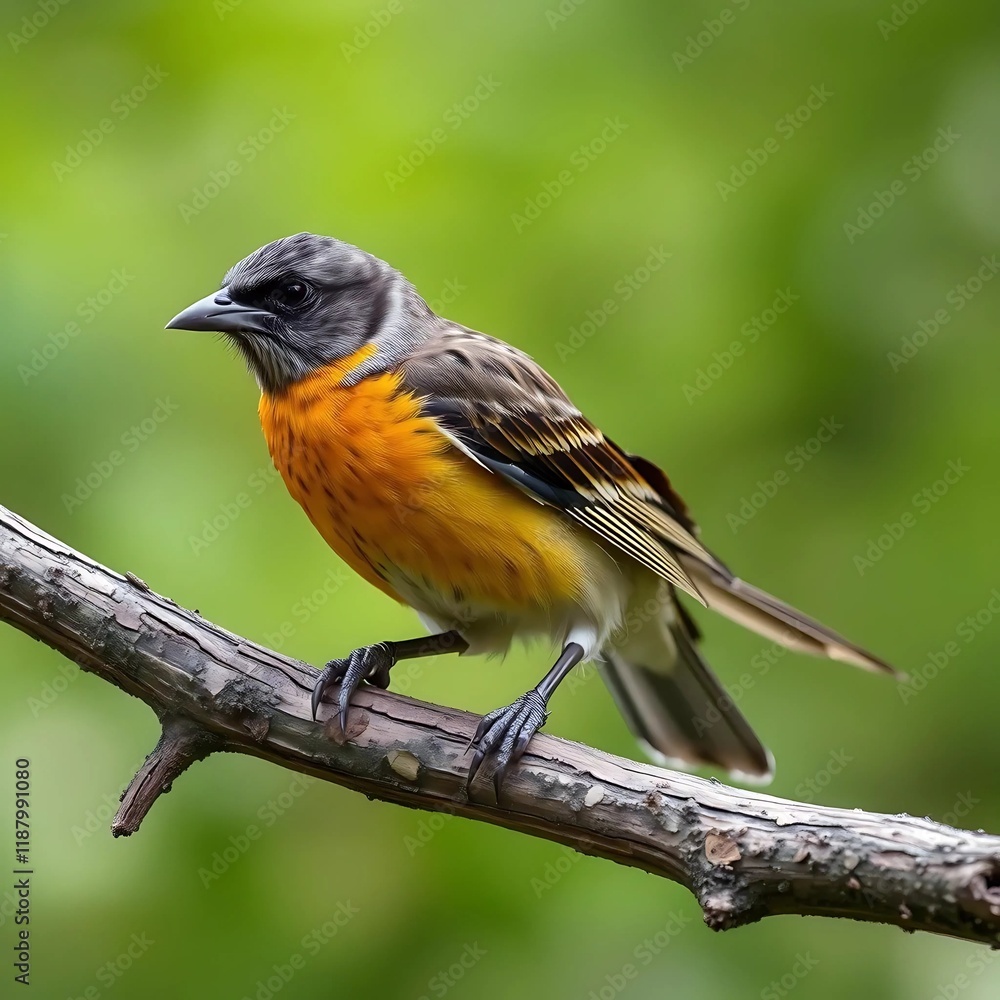 Fototapeta premium robin on a branch