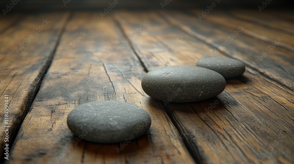 Stones on rustic wooden planks, dark background, spa concept. Stones on rustic wooden planks, dark background, spa concept.