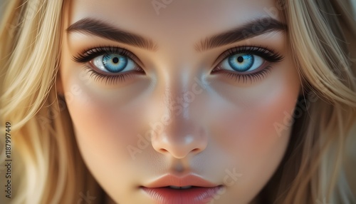 Wallpaper Mural Portrait of a glamorous woman with makeup and elegant style Torontodigital.ca