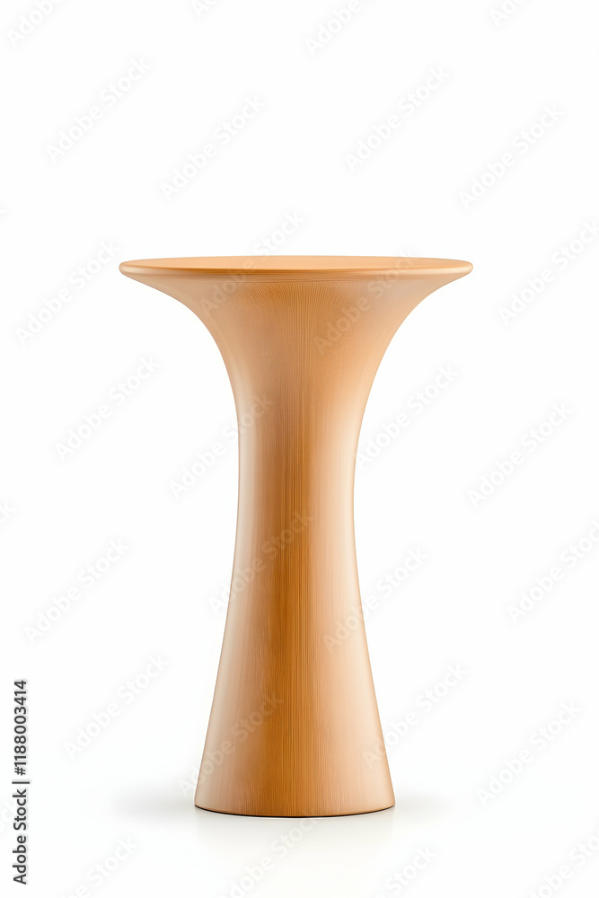 Modern wooden side table, minimalist design, studio shot, white background, home decor Modern wooden side table, minimalist design, studio shot, white background, home decor