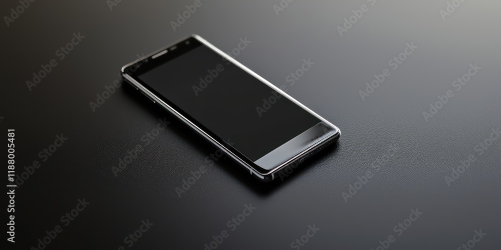 A smartphone screen with a caption explaining the content of the displayed app. A smartphone screen with a caption explaining the content of the displayed app.
