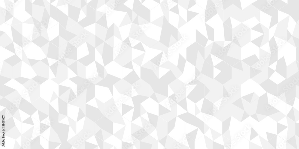 Vector geometric seamless white, gray cube square low polygon texture wallpaper. abstract surface creative diamond pattern corporate. gray polygon Mosaic triangle overlap texture background. Vector geometric seamless white, gray cube square low polygon texture wallpaper. abstract surface creative diamond pattern corporate. gray polygon Mosaic triangle overlap texture background.