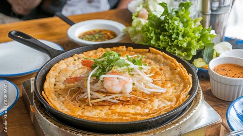 Vietnamese Bunsao on a Hot Plate photo