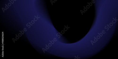Abstract wave design with dark purple gradient on black background, for creative projects