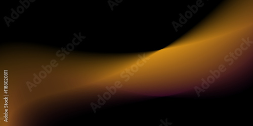 Abstract blurred gradient background in dark with orange and purple colors