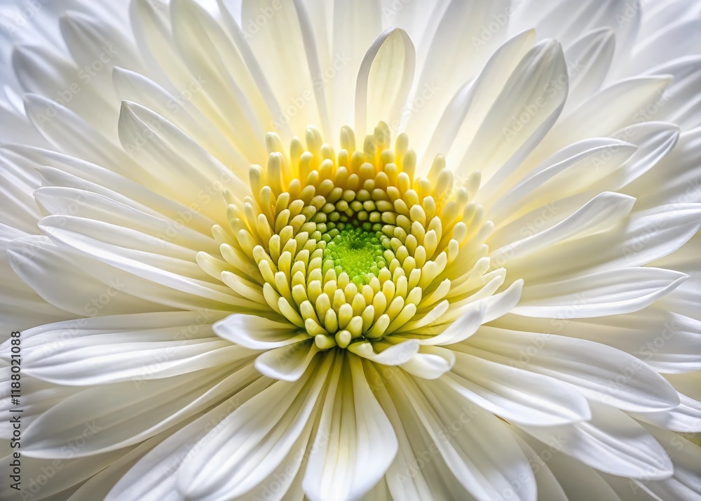Ultra Macro Closeup of a Delicate White Flower, Stunning Botanical Detail Ultra Macro Closeup of a Delicate White Flower, Stunning Botanical Detail