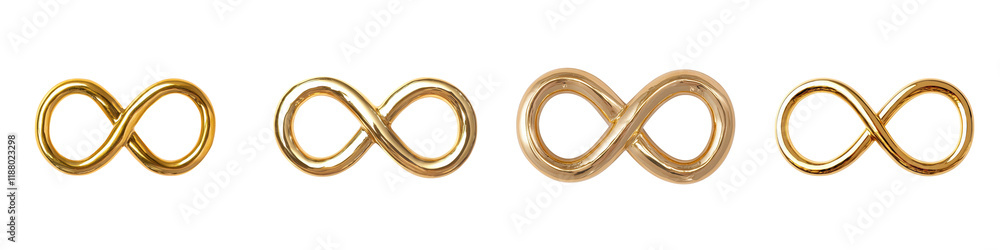 Elegant golden infinity symbol a timeless geometric design element with a continuous unending shape This premium luxurious icon is perfect for high end branding jewelry Elegant golden infinity symbol a timeless geometric design element with a continuous unending shape This premium luxurious icon is perfect for high end branding jewelry