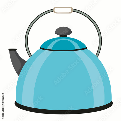 colorful illustration of a kettle