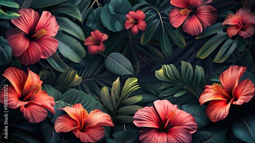 Wallpaper Mural Exploring the Rainforest: A discovery of rare flowers in the rainforest Torontodigital.ca