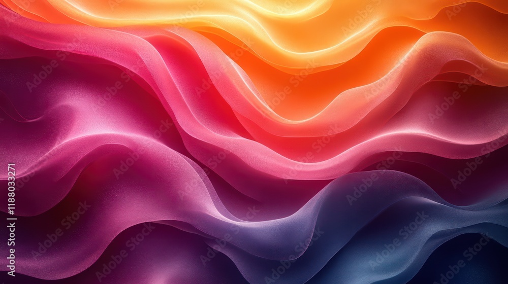 Obraz premium Abstract ripple effects in gradient tones