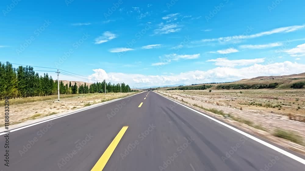 Driving a car on country asphalt road. road trip. Driving a car on country asphalt road. road trip.