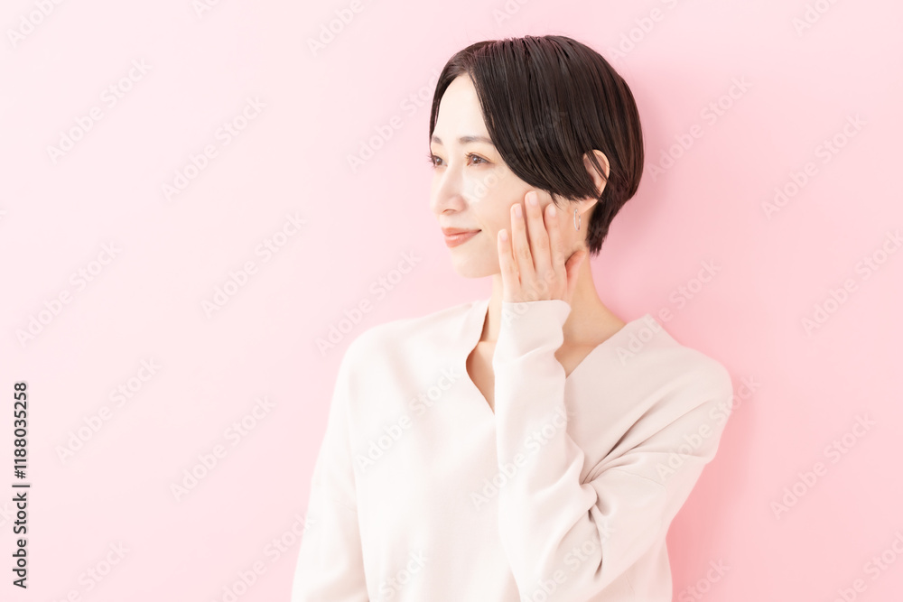 美容・女性・ピンクバック 美容・女性・ピンクバック