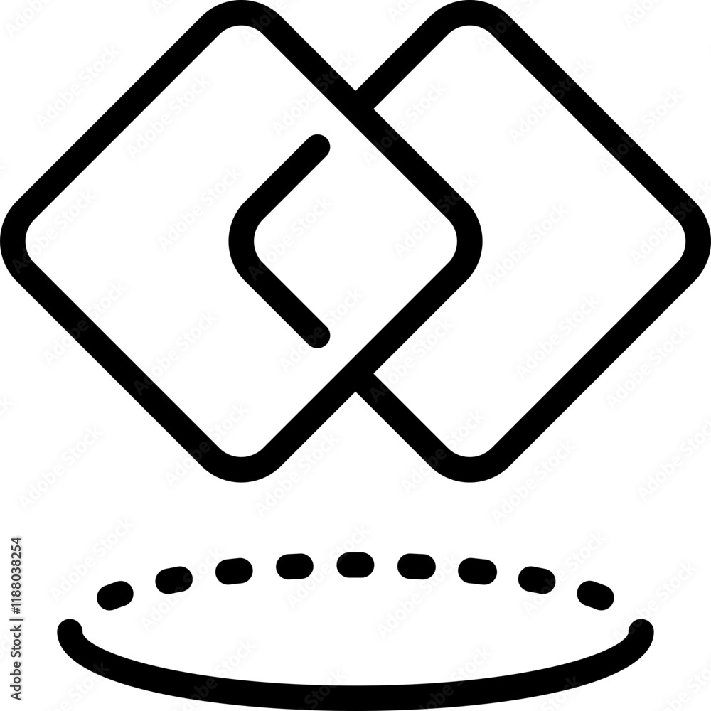 Flat financial services outline icon pack Flat financial services outline icon pack