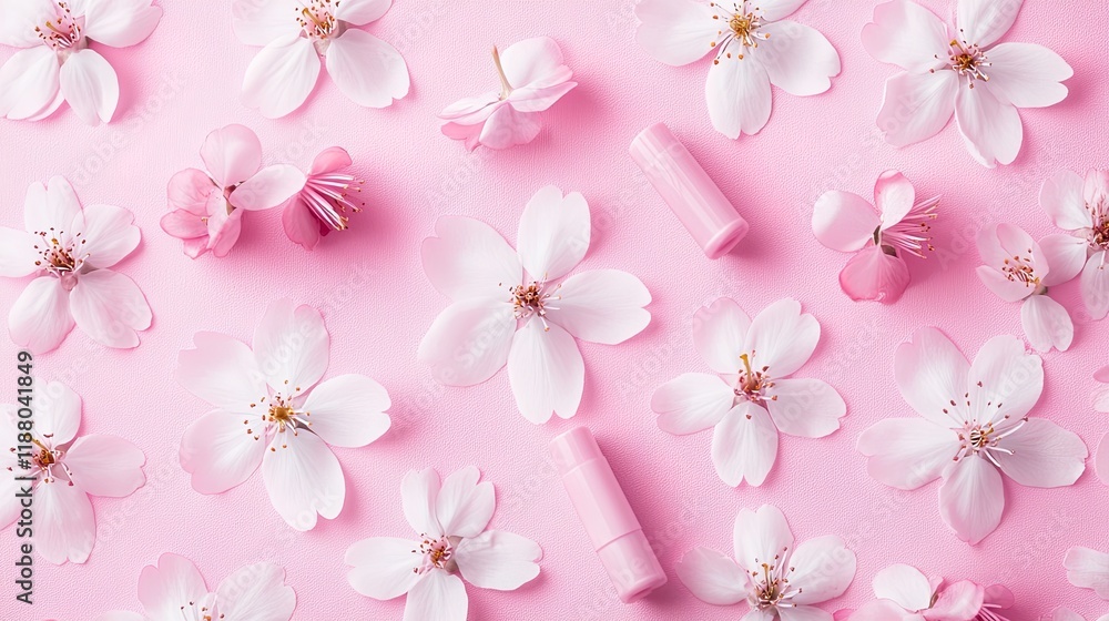 Pink and white cherry blossom Japanese sakura background Pink and white cherry blossom Japanese sakura background