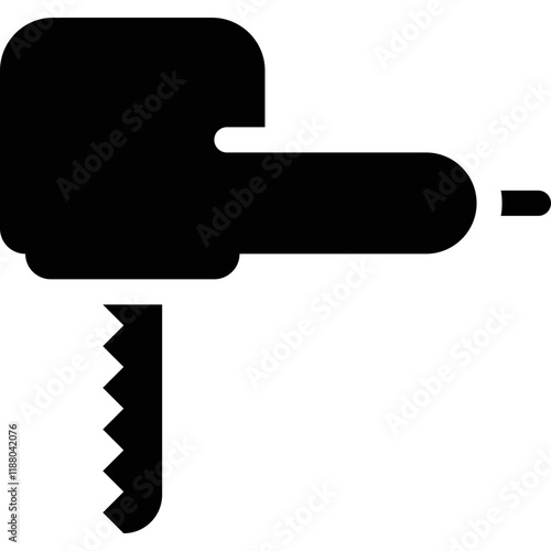 Simple vector icon electric jigsaw