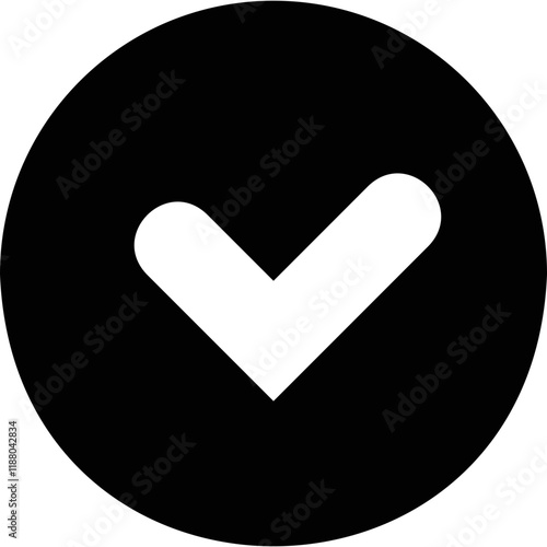 Simple vector icon check mark
