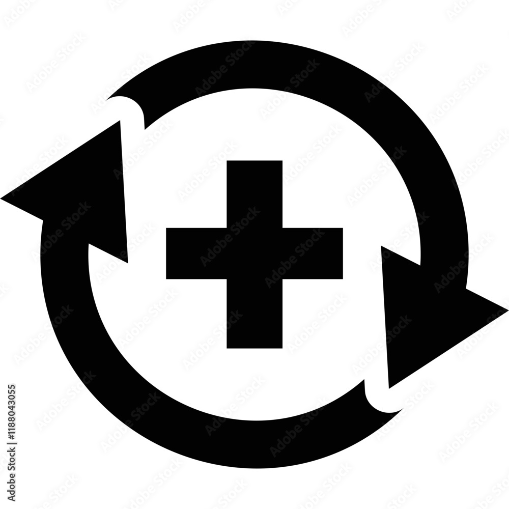 Obraz premium Simple vector icon rotation