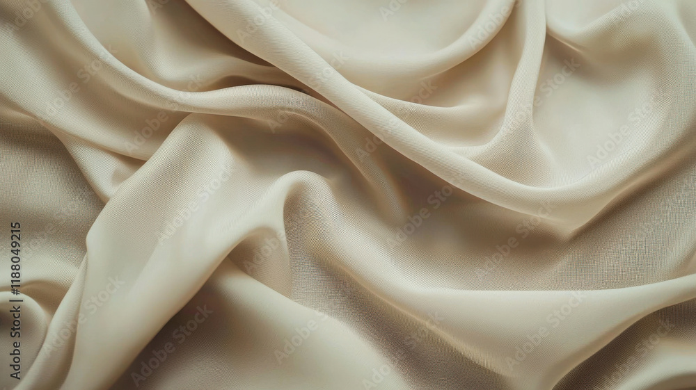 Obraz premium Simple Beige Fabric Texture. Soft & neutral tone textile. Versatile & clean background. Understated & adaptable design